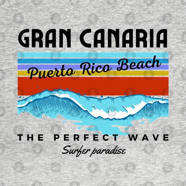 Vintage Puerto Rico Beach Gran Canaria Spain by bougieFire